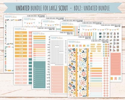 JUNE 2026 Stickers for the Large Scout & Large Claire Laurel Denise Planners "Wander" || PT