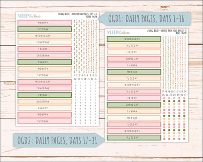 MAY 2026 Stickers for Large Nancy & Anne Planners for Laurel Denise Planners. "Roses" || OG