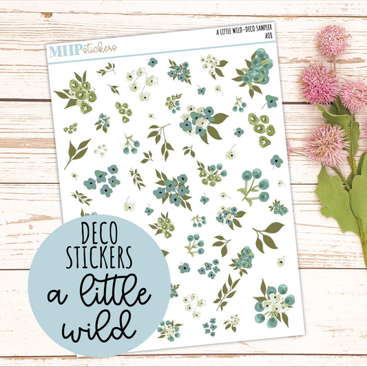 Decorative Planner Stickers "A Little Wild" || AO8
