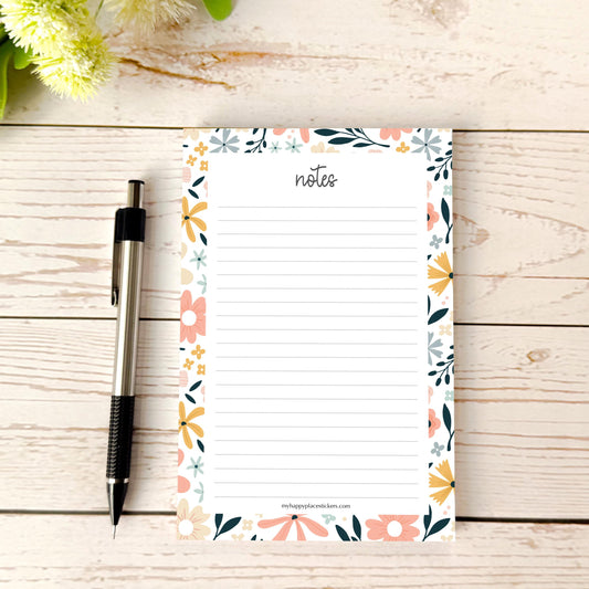 Lined Tear-Off Notepads. Personalized Notepad. "Wander" || NP