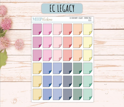 Page Doodle Planner Stickers. EC Color Way || B324