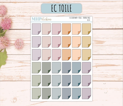 Page Doodle Planner Stickers. EC Color Way || B324
