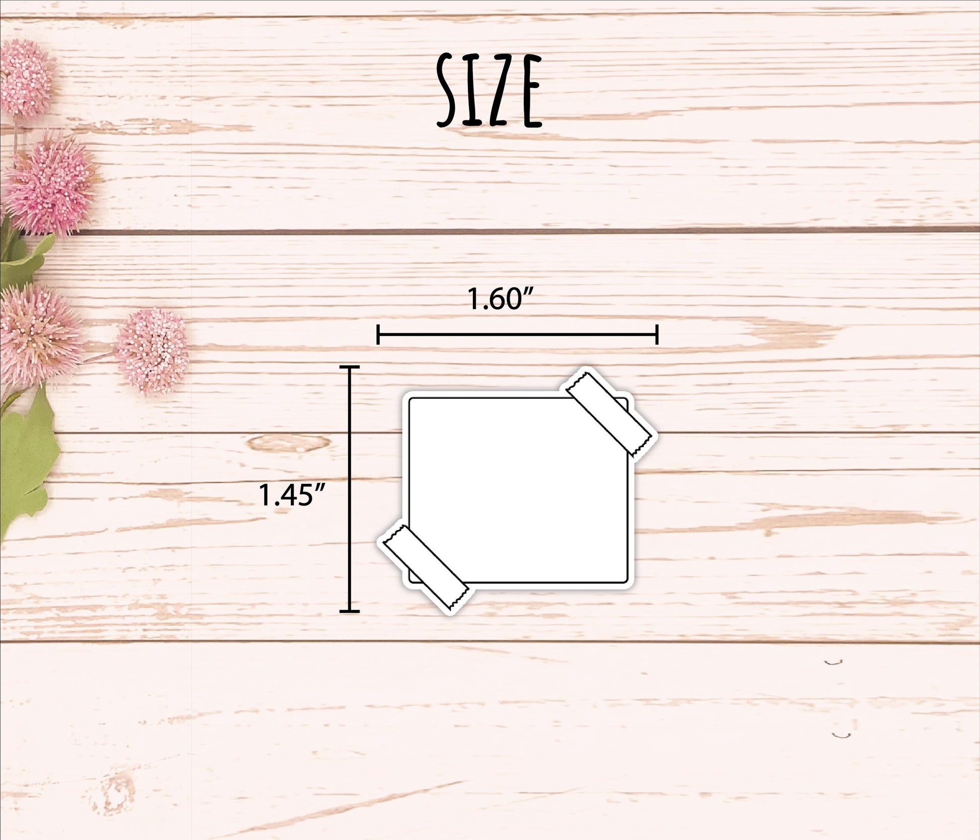 Taped Page Doodle Planner Stickers. EC Color Way || B328