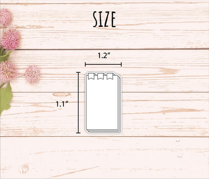 Notepad Doodle Planner Stickers. EC Color Way || B333