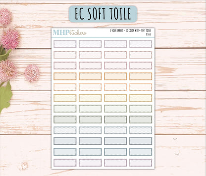 30-Minutes Labels for EC Planners. EC Color Way || B342