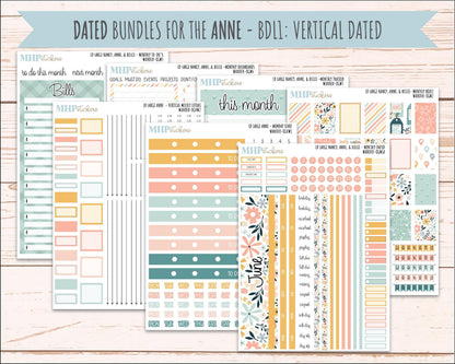 JUNE 2026 Stickers for Large Nancy, Anne, & Billie Planners. Laurel Denise Planners. "Wander" || OG