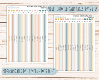 JUNE 2026 Stickers for the Large Scout & Large Claire Laurel Denise Planners "Wander" || PT