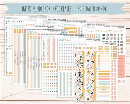 JUNE 2026 Stickers for the Large Scout & Large Claire Laurel Denise Planners "Wander" || PT