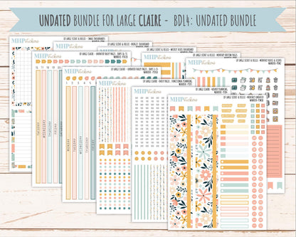 JUNE 2026 Stickers for the Large Scout & Large Claire Laurel Denise Planners "Wander" || PT