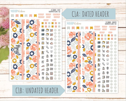 JULY 2026 Stickers for The Carmen Laurel Denise Planner "Bloom with Grace" || C