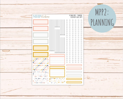 JULY 2026 Stickers for The Small Rose Laurel Denise Planner. "Bloom with Grace" || MPP