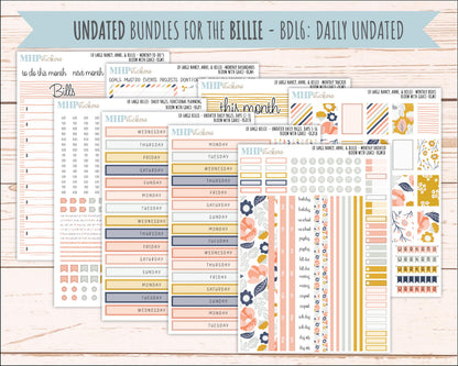 JULY 2026 Stickers for Large Nancy, Anne, & Billie Planners. Laurel Denise Planners. "Bloom with Grace" || OG