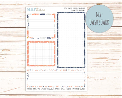 JULY Monthly Kit for 7x9 Erin Condren Planners. 2026 Collection "Bloom with Grace" || ECM