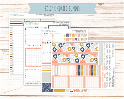 JULY Monthly Kit for 7x9 Erin Condren Planners. 2026 Collection "Bloom with Grace" || ECM