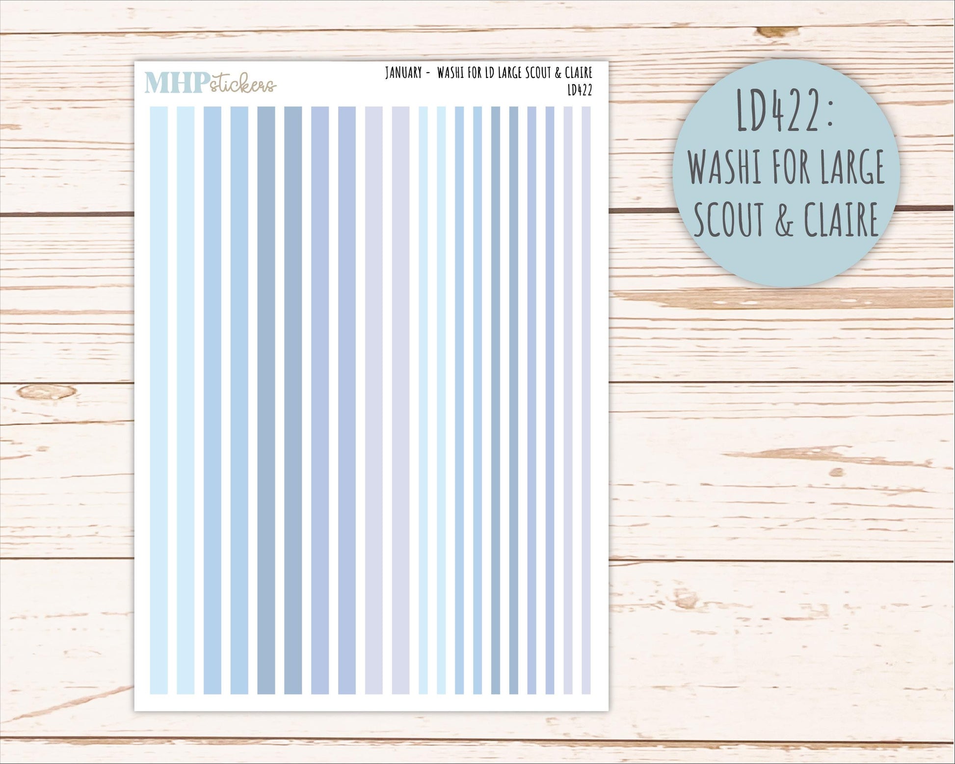 JANUARY Neutral Color Stickers for the Large Scout & Claire Laurel Denise Planners || PTN26