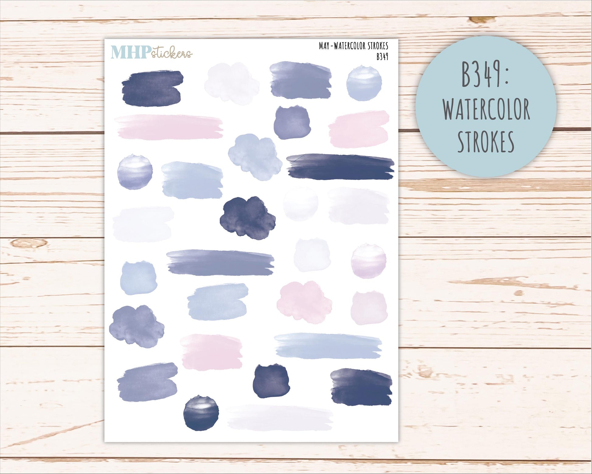 MAY Neutral Color Stickers for the Large Scout & Claire Laurel Denise Planners || PTN26