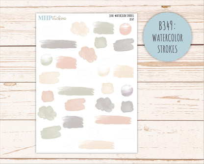 JUNE Neutral Color Stickers for the Large Scout & Claire Laurel Denise Planners || PTN26