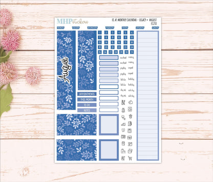 Monthly Headers for A5 Erin Condren Planners. LEGACY Color Way || EC218