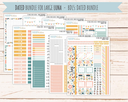 JUNE 2026 Stickers for the Large Scout & Large Claire Laurel Denise Planners "Wander" || PT