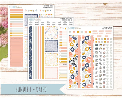 JULY 2026 Stickers for The Carmen Laurel Denise Planner "Bloom with Grace" || C