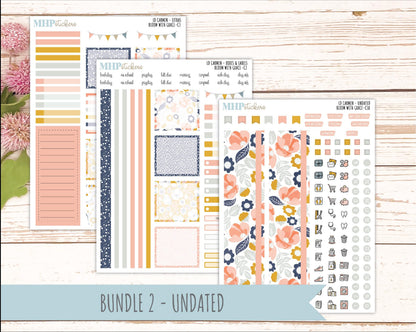 JULY 2026 Stickers for The Carmen Laurel Denise Planner "Bloom with Grace" || C
