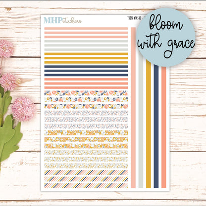 Thin Washi for Laurel Denise Planners. Planner Stickers JULY '26 || LD406