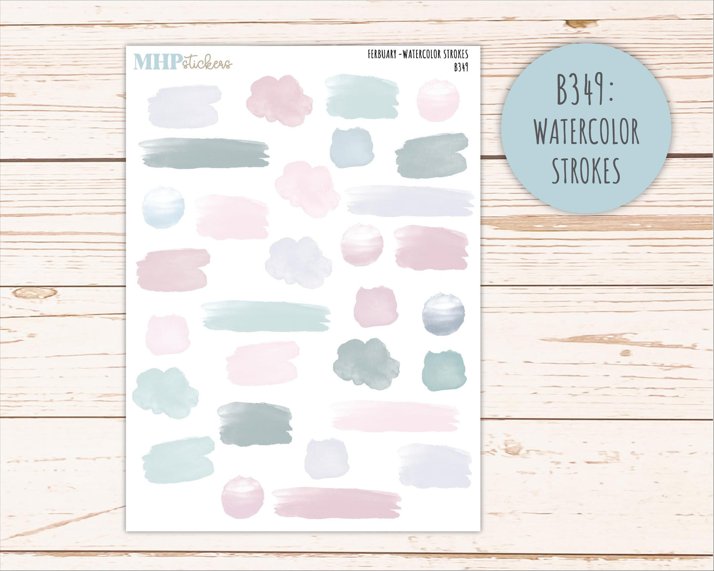 FEBRUARY Neutral Color Stickers for the Large Scout & Claire Laurel Denise Planners || PTN26