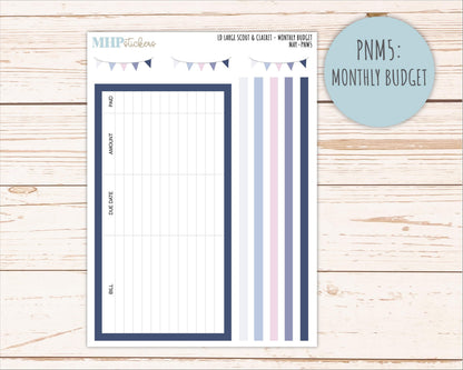 MAY Neutral Color Stickers for the Large Scout & Claire Laurel Denise Planners || PTN26