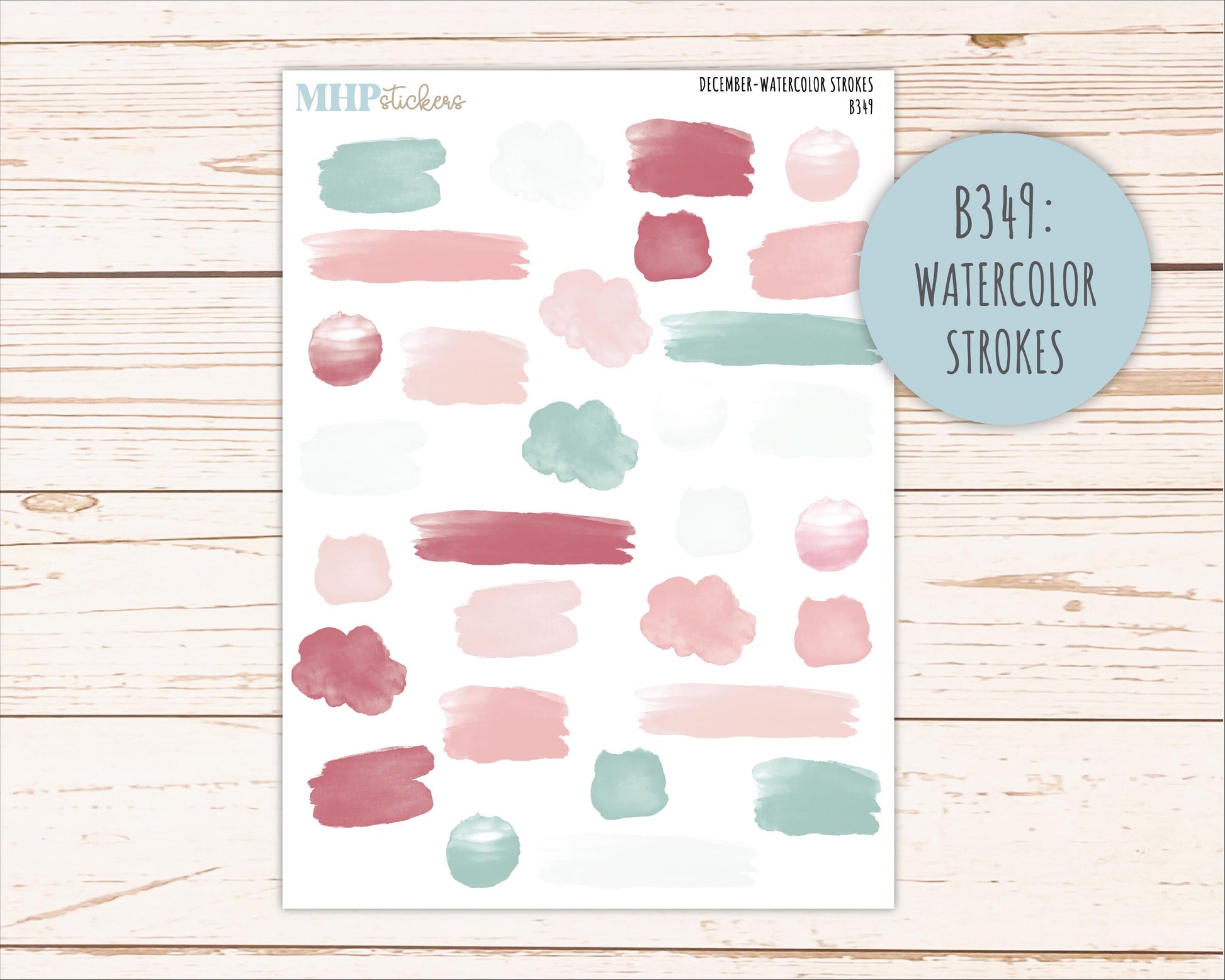 DECEMBER Neutral Color Stickers for the Large Scout & Claire Laurel Denise Planners || PTN26