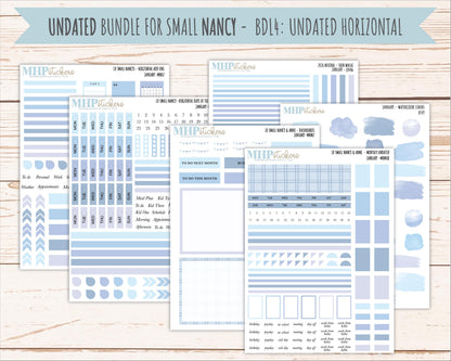 JANUARY 2026 Neutral Collection Stickers for Small Nancy & Anne. Laurel Denise Planners || MN