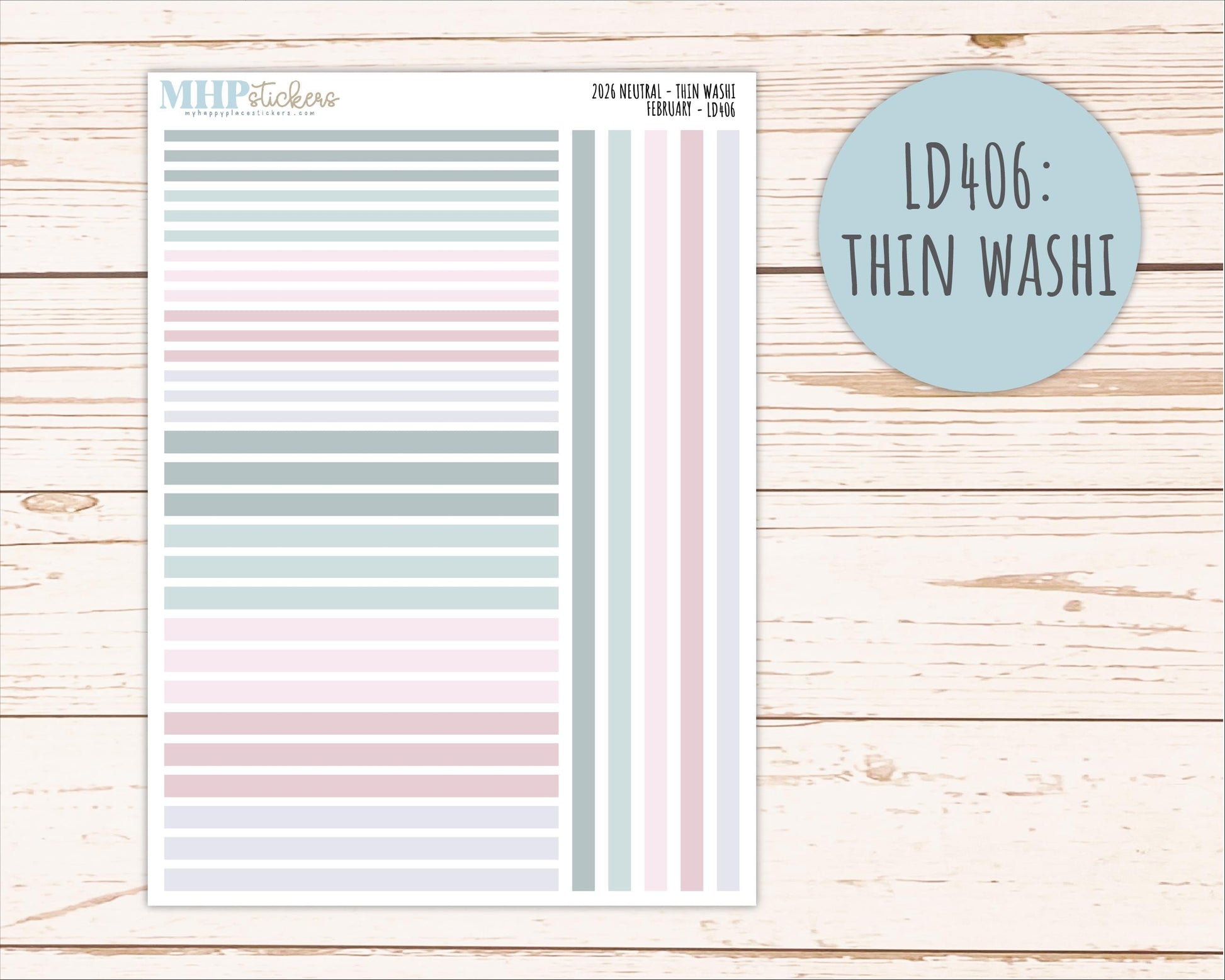 FEBRUARY 2026 Neutral Collection Stickers for Small Nancy & Anne. Laurel Denise Planners || MN