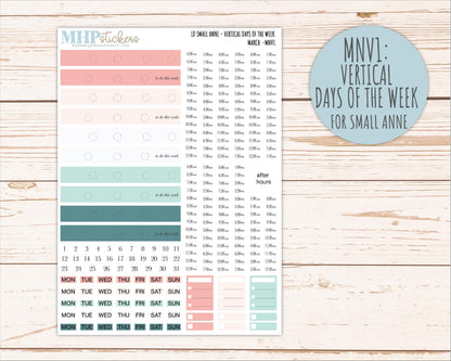 MARCH 2026 Neutral Collection Stickers for Small Nancy & Anne. Laurel Denise Planners || MN