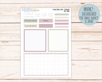 APRIL 2026 Neutral Collection Stickers for Small Nancy & Anne. Laurel Denise Planners || MN