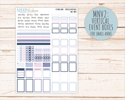MAY 2026 Neutral Collection Stickers for Small Nancy & Anne. Laurel Denise Planners || MN