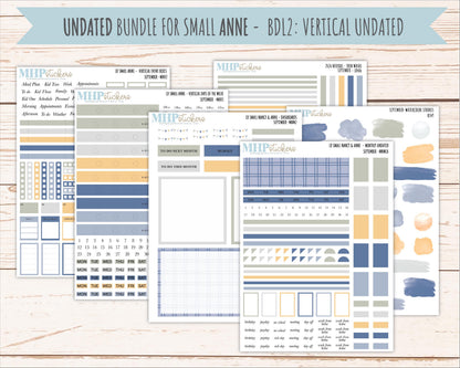 SEPTEMBER 2026 Neutral Collection Stickers for Small Nancy & Anne. Laurel Denise Planners || MN