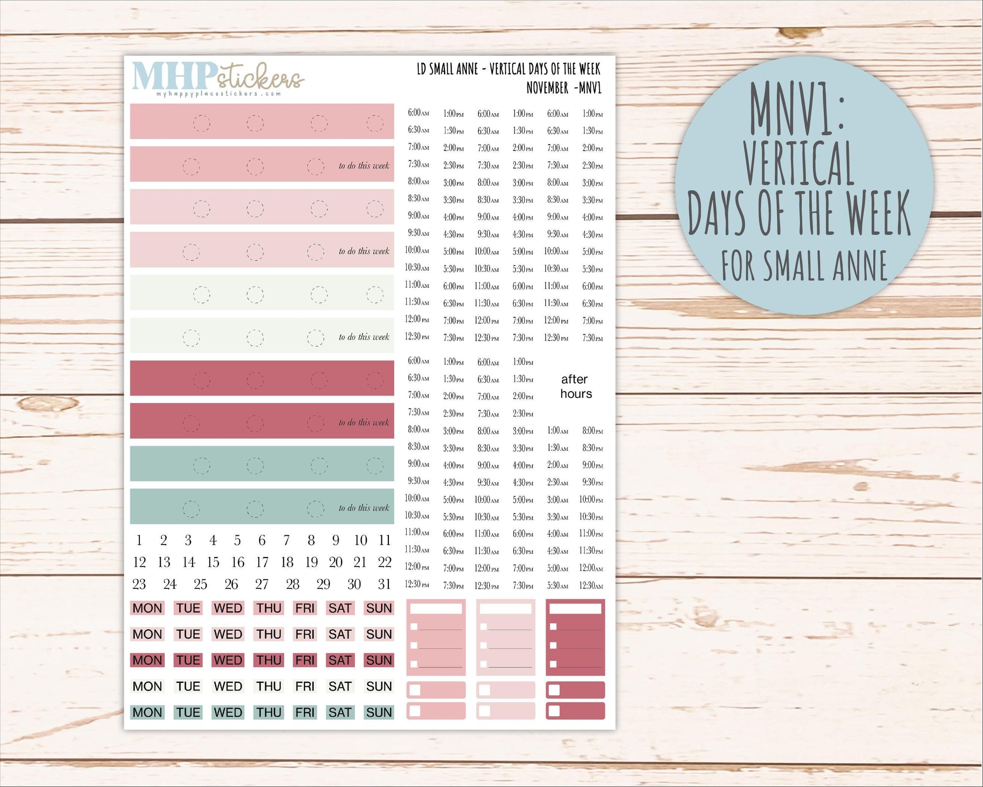 DECEMBER 2026 Neutral Collection Stickers for Small Nancy & Anne. Laurel Denise Planners || MN