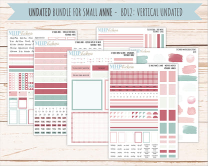 DECEMBER 2026 Neutral Collection Stickers for Small Nancy & Anne. Laurel Denise Planners || MN