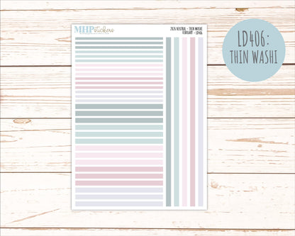 FEBRUARY 2026 Neutral Collection Stickers for the Large Nancy, Anne, & Billie Laurel Denise Planners || OGN