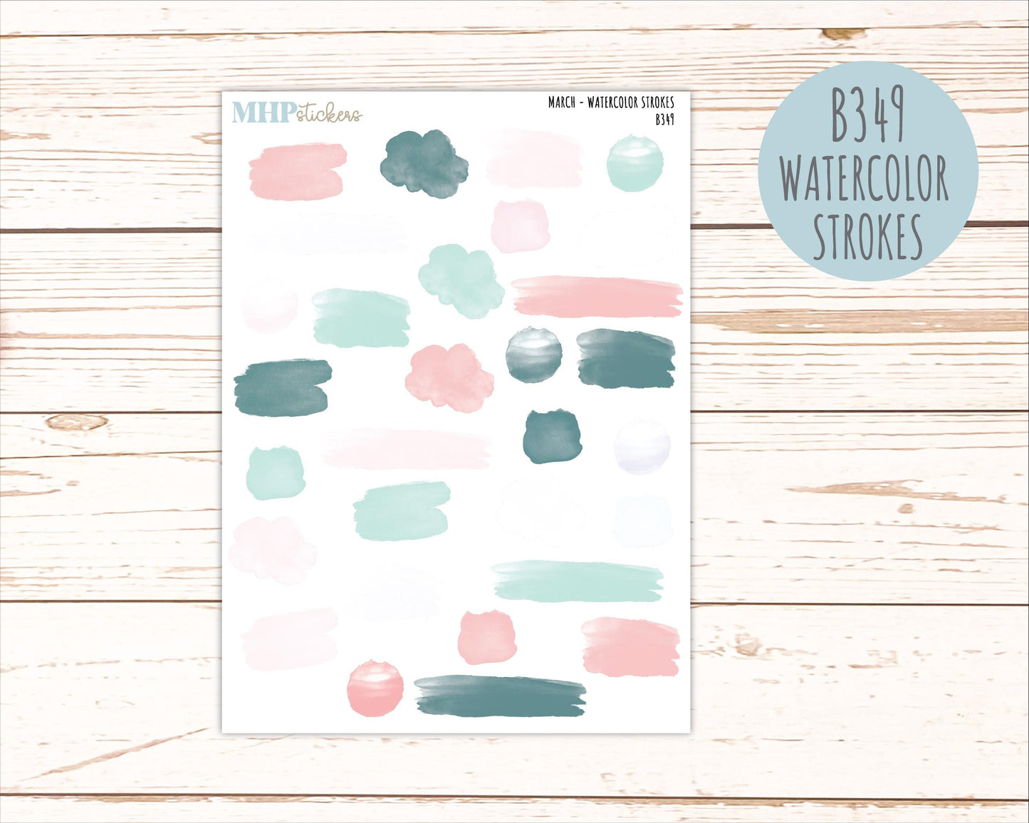 MARCH 2026 Neutral Collection Stickers for the Large Nancy, Anne, & Billie Laurel Denise Planners || OGN