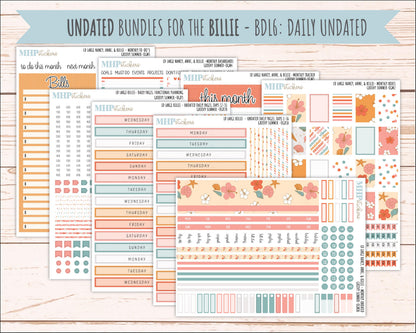 AUGUST 2026 Stickers for Large Nancy, Anne, & Billie Planners. Laurel Denise Planners "Groovy Summer" || OG
