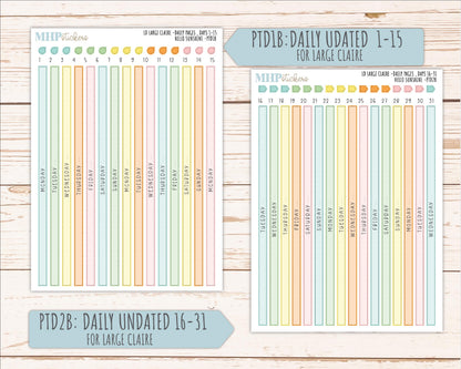 AUGUST 2026 Stickers for the Large Scout, Large Claire, and Large Luna Laurel Denise Planners "Hello Sunshine" || PT