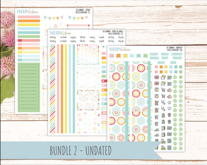 AUGUST 2026 Stickers for The Carmen Laurel Denise Planner "Hello Sunshine || C