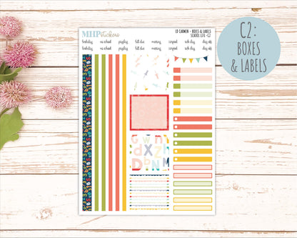 AUGUST & SEPTEMBER 2026 Stickers for The Carmen Laurel Denise Planner "School Life" || C