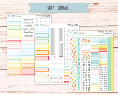AUGUST 2026 Stickers for The Small Rose Laurel Denise Planner. "Hello Sunshine" || MPP