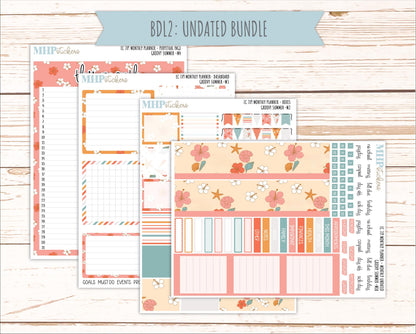 AUGUST Monthly Kit for 7x9 Erin Condren Planners. 2026 Collection "Groovy Summer" || ECM