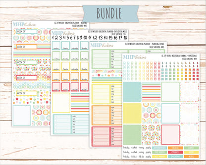 AUGUST Weekly Horizontal Planning Kit for 7x9 Erin Condren Planners. 2026 Collection "Hello Sunshine" || ECWH