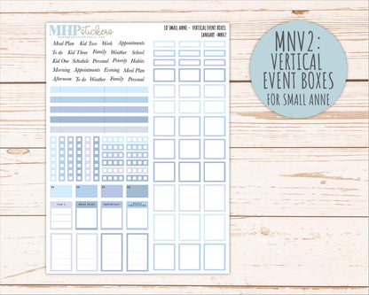 JANUARY 2026 Neutral Collection Stickers for Small Nancy & Anne. Laurel Denise Planners || MN