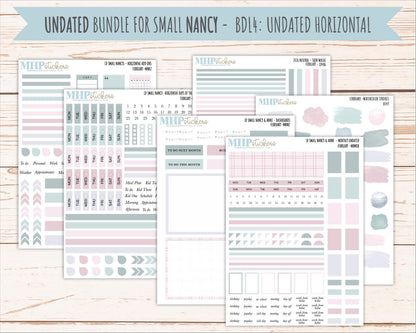 FEBRUARY 2026 Neutral Collection Stickers for Small Nancy & Anne. Laurel Denise Planners || MN