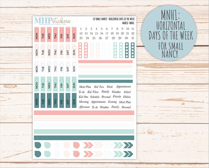 MARCH 2026 Neutral Collection Stickers for Small Nancy & Anne. Laurel Denise Planners || MN