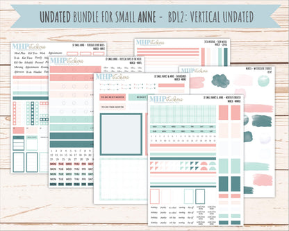 MARCH 2026 Neutral Collection Stickers for Small Nancy & Anne. Laurel Denise Planners || MN